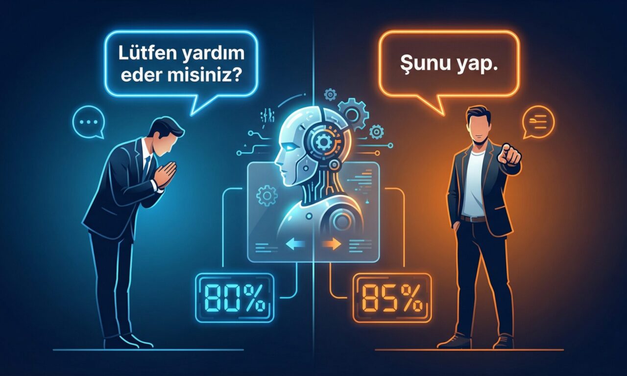 Prompt Mühendisliğinde Kibarlık Tuzağı: Yapay Zekaya “Lütfen” Demek Gereksiz mi?