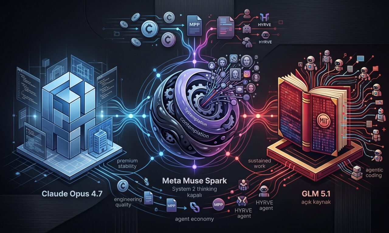 Claude Opus 4.7 vs Meta Muse Spark vs GLM 5.1: 2026 Nisan AI Model Karşılaştırması ve Gelecek Analizi